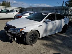 Salvage cars for sale from Copart Arlington, WA: 2018 KIA Optima LX