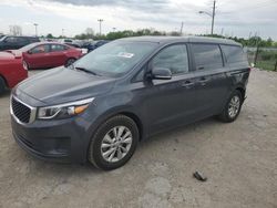 Salvage cars for sale at Indianapolis, IN auction: 2017 KIA Sedona LX