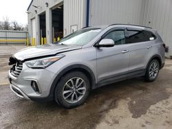 Salvage cars for sale at Rogersville, MO auction: 2017 Hyundai Santa FE SE