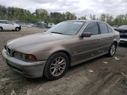 BMW 5 Series salvage cars for sale: 2002 BMW 530 I Automatic
