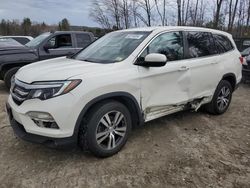 Honda Pilot EX salvage cars for sale: 2017 Honda Pilot EX