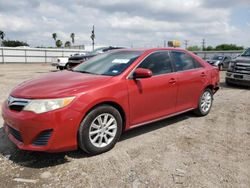 Salvage cars for sale at Mercedes, TX auction: 2012 Toyota Camry Base