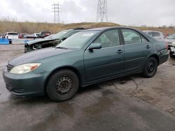 Salvage cars for sale from Copart Littleton, CO: 2002 Toyota Camry LE