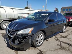 Salvage cars for sale at Littleton, CO auction: 2013 Nissan Sentra S