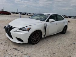 Salvage cars for sale from Copart New Braunfels, TX: 2014 Lexus IS 250
