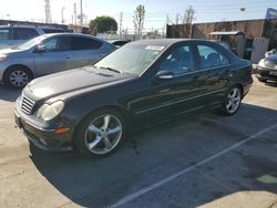 Salvage cars for sale from Copart Wilmington, CA: 2005 Mercedes-Benz C 230K Sport Sedan