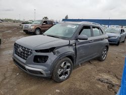 Salvage cars for sale at Woodhaven, MI auction: 2023 Hyundai Venue SEL