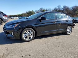 Salvage cars for sale at Brookhaven, NY auction: 2019 Hyundai Elantra SEL