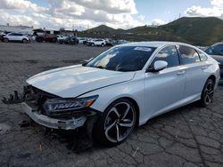 Salvage cars for sale at Colton, CA auction: 2019 Honda Accord Sport