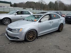 Salvage cars for sale at Assonet, MA auction: 2014 Volkswagen Jetta SEL