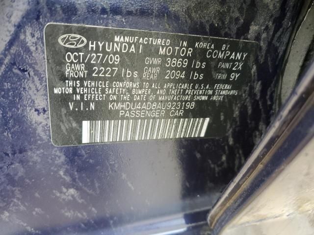 2010 Hyundai Elantra Blue