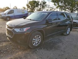 Chevrolet salvage cars for sale: 2019 Chevrolet Traverse LS