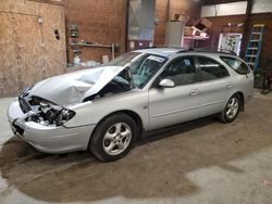 Salvage cars for sale at Ebensburg, PA auction: 2002 Ford Taurus SE