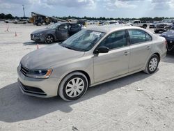 Salvage cars for sale at Arcadia, FL auction: 2015 Volkswagen Jetta Base