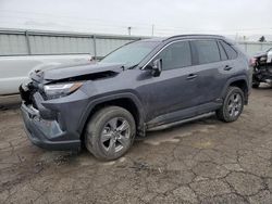 Salvage cars for sale at Dyer, IN auction: 2022 Toyota Rav4 XLE