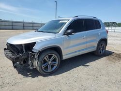 Salvage cars for sale at Lumberton, NC auction: 2017 Volkswagen Tiguan Sport