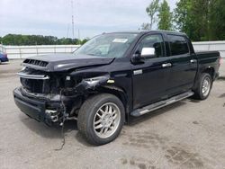 Salvage cars for sale at Dunn, NC auction: 2014 Toyota Tundra Crewmax Platinum