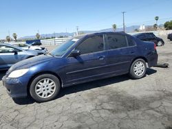 Salvage cars for sale from Copart Colton, CA: 2004 Honda Civic LX