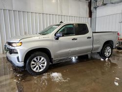 Salvage cars for sale at Franklin, WI auction: 2020 Chevrolet Silverado K1500 Custom