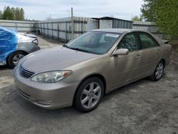 Salvage cars for sale from Copart Arlington, WA: 2004 Toyota Camry LE