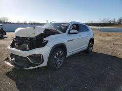 Salvage cars for sale at Mcfarland, WI auction: 2023 Volkswagen Atlas Cross Sport SEL Premium R-Line