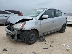 Vehiculos salvage en venta de Copart San Antonio, TX: 2018 Mitsubishi Mirage ES