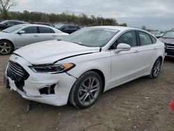 Salvage cars for sale at Des Moines, IA auction: 2019 Ford Fusion SEL