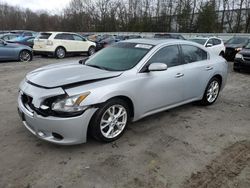 Salvage cars for sale at North Billerica, MA auction: 2013 Nissan Maxima S
