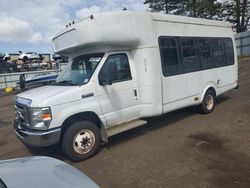 Salvage trucks for sale at New Britain, CT auction: 2012 Ford Econoline E450 Super Duty Cutaway Van