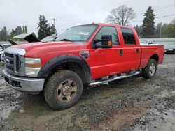 Salvage cars for sale at Graham, WA auction: 2008 Ford F250 Super Duty
