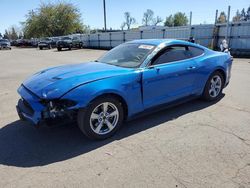 Salvage cars for sale at Woodburn, OR auction: 2020 Ford Mustang