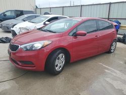 Salvage cars for sale from Copart Haslet, TX: 2016 KIA Forte LX