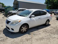 Salvage cars for sale from Copart Midway, FL: 2012 Nissan Versa S