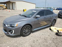 Vehiculos salvage en venta de Copart Temple, TX: 2017 Mitsubishi Lancer ES