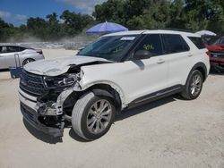 Ford Explorer salvage cars for sale: 2020 Ford Explorer XLT