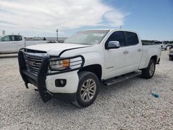 Salvage cars for sale from Copart New Braunfels, TX: 2015 GMC Canyon SLT