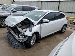 Salvage cars for sale from Copart Haslet, TX: 2016 Ford Focus SE
