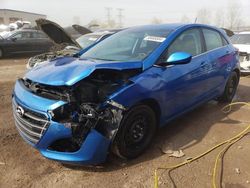 Salvage cars for sale from Copart Elgin, IL: 2017 Hyundai Elantra GT