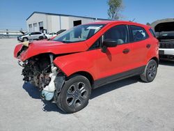 Salvage cars for sale at Tulsa, OK auction: 2020 Ford Ecosport S