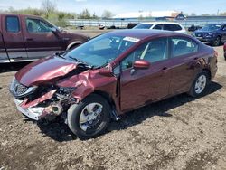 Salvage cars for sale at Columbia Station, OH auction: 2014 Honda Civic LX