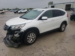Salvage cars for sale at Kansas City, KS auction: 2015 Honda CR-V EXL