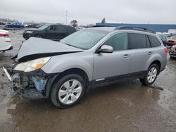 Salvage cars for sale from Copart Woodhaven, MI: 2011 Subaru Outback 2.5I Premium