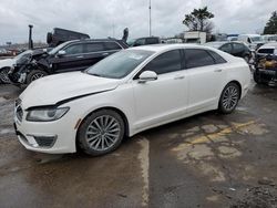 Salvage cars for sale from Copart Woodhaven, MI: 2018 Lincoln MKZ Hybrid Select