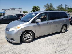 Salvage cars for sale from Copart Opa Locka, FL: 2015 Toyota Sienna XLE