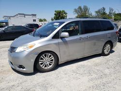 Toyota Sienna XLE salvage cars for sale: 2015 Toyota Sienna XLE