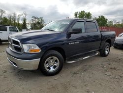 Salvage cars for sale from Copart Baltimore, MD: 2012 Dodge RAM 1500 ST