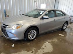 Salvage cars for sale at Franklin, WI auction: 2015 Toyota Camry LE