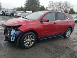 Salvage cars for sale from Copart Finksburg, MD: 2020 Chevrolet Equinox LT