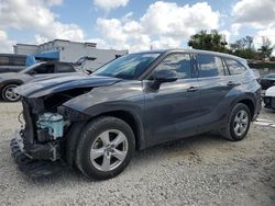 Salvage cars for sale at Opa Locka, FL auction: 2020 Toyota Highlander L