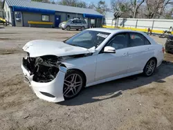 Salvage cars for sale from Copart Wichita, KS: 2016 Mercedes-Benz E 350 4matic